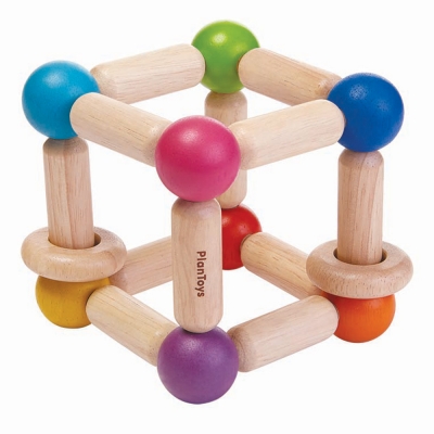 Cubo sonaglio schiacciabile Plan Toys